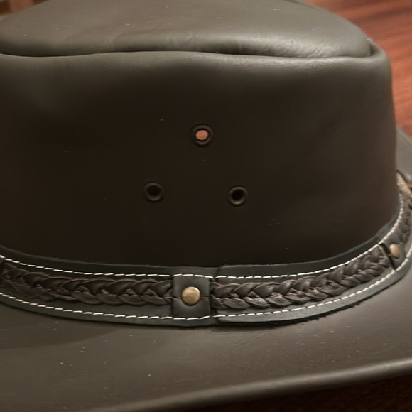 Adult Men’s or Women’s Hat X-Large Leather - Picture 3 of 10